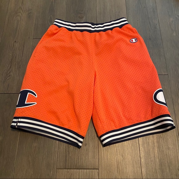 Orange champion shorts Clearance